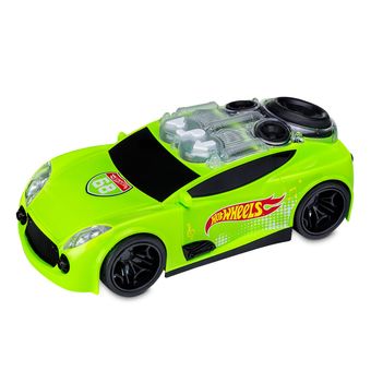 Carro Hot Wheels Turbo com Luz e Som Verde Multikids - BR1432