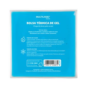 Bolsa Térmica Transparente em Gel - Tamanho P - Multilaser Saúde - HC347
