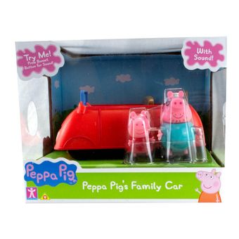 Veículo e Mini Figuras Sunny Peppa Pig Carro da Familia Pig