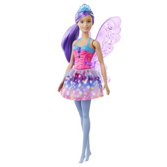 Boneca Barbie Mattel Barbie Dreamtopia Fada Cabelo Roxo