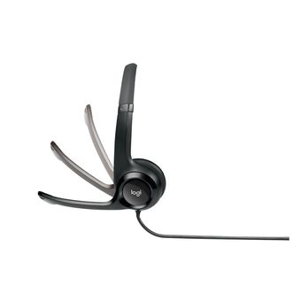 Headset Logitech H390 Áudio Integrado Digital Almofadas em Couro 981-000014