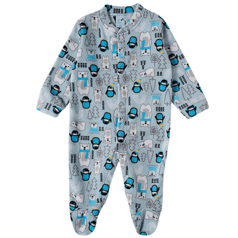 Pijama Macacão Pinguins Bebê