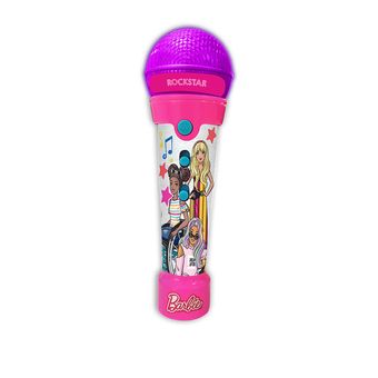 Brinquedo Musical - Microfone - Barbie - Rockstar - Fun