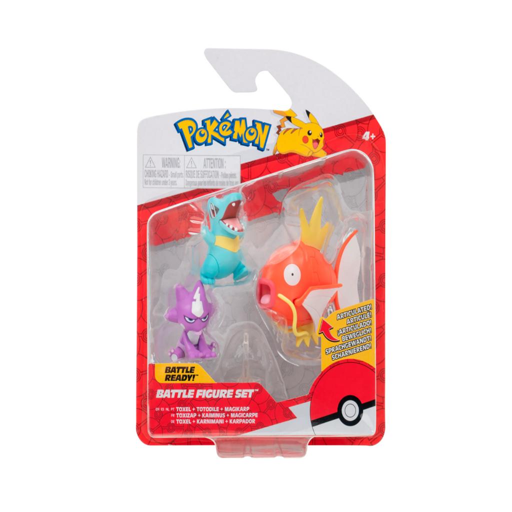 SUNNY, Pokémon, Pack de Evolução, Figuras Toxel e Toxtricity