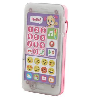 Celular Infantil - Fisher-Price - Aprender e Brincar - Telefone Emojis - Irmã do Cachorrinho