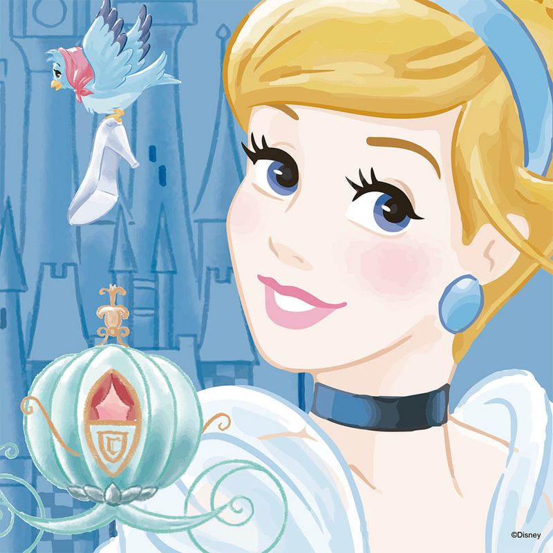Quebra Cabeça Disney Princesas 100 Pçs Grow Infantil Menina