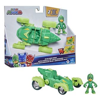 Veículo e Mini Boneco - PJ Masks - Lagartixomóvel - Deluxe - Verde - Hasbro