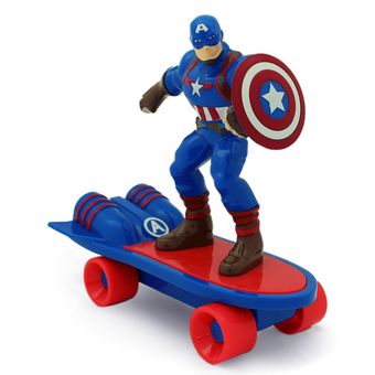Mini Skate de Fricção - Avengers - Capitão America - Toyng