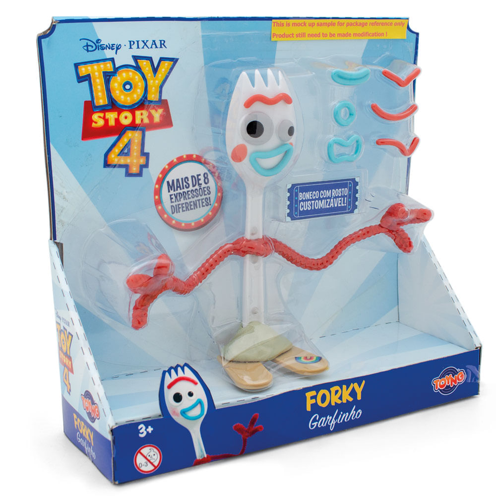 Boneco de Montar - 30 Cm - Disney - Toy Story 4 - Forky - Toyng