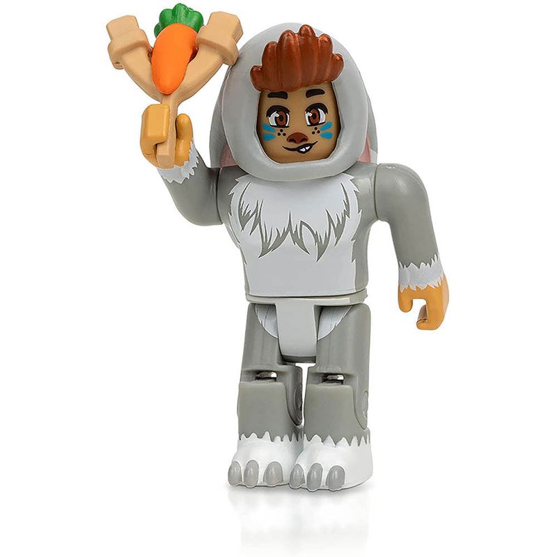 Boneco roblox surpresa com acessórios e código virtual Sunny em