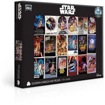 Quebra-Cabeça - 500 Peças - Game Office - Star Wars Posters - Toyster