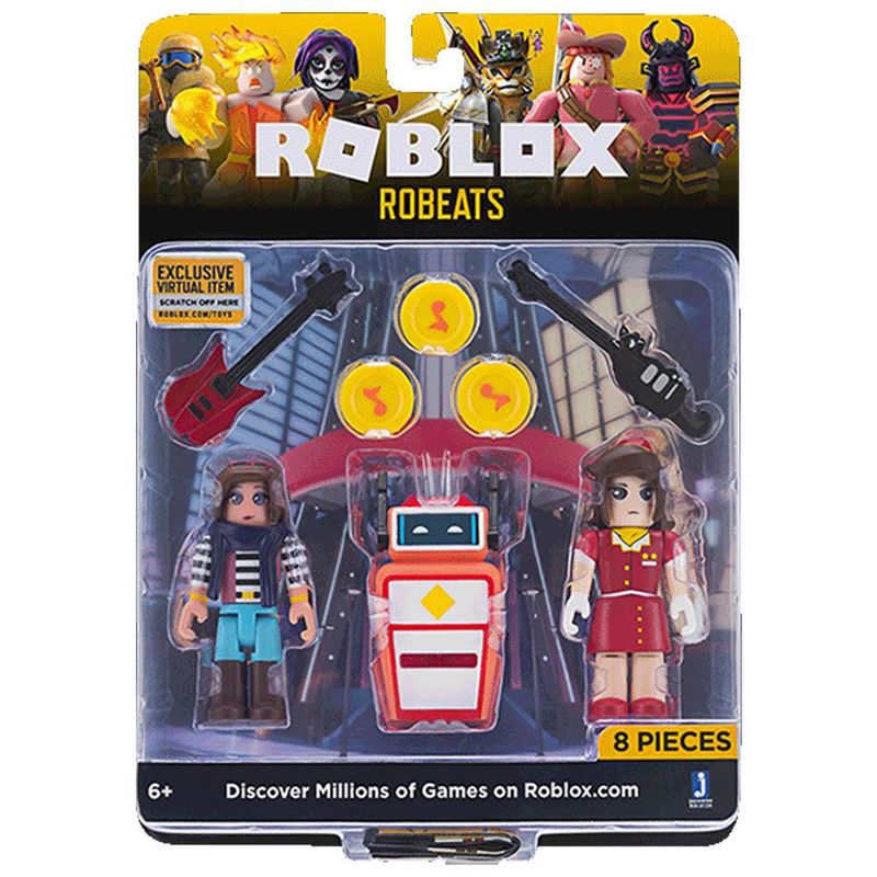 Bonecos Roblox Ghost Simulator com Item Virtual Exclusivo 8 pçs - 2212 -  Sunny - Dorémi Brinquedos