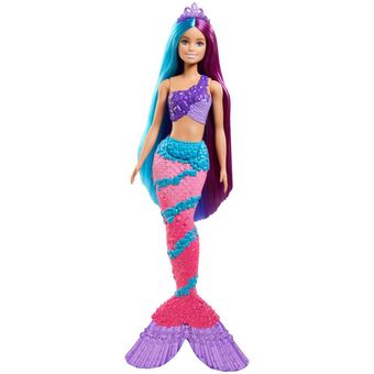 Boneca Articulada - Barbie - Dreamtopia - Sereia - Penteados Fantásticos - 32 cm - Mattel