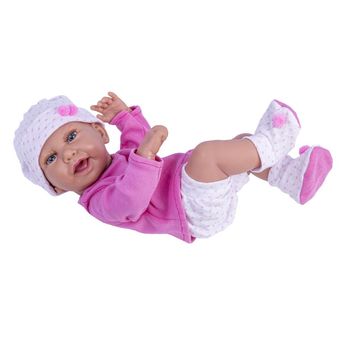 Boneca Bebê - Anny Doll - Baby Menina com Shorts e Blusa - Cotiplás