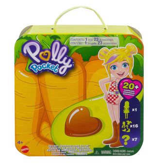 Mini Boneca - Polly Pocket - Pacote de Modas Surpresa - Vegetais - Mattel
