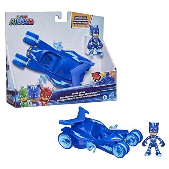 Veículo e Mini Boneco - PJ Masks - Felinomóvel - Deluxe - Azul - Hasbro