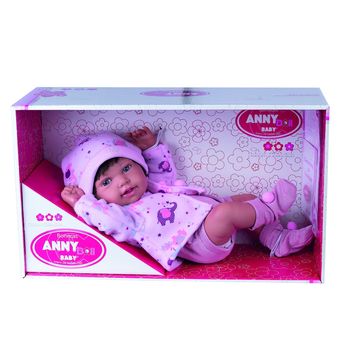 Boneca Bebê - Anny Doll - Baby Menina - Cotiplás