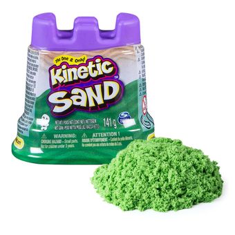 Conjunto Areia de Modelar - Massa Areia com Molde de Castelo - Verde Neon - Sunny