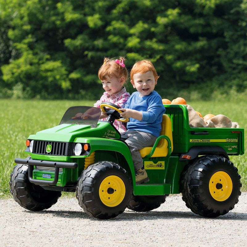 John deere gator shop power wheels trailer