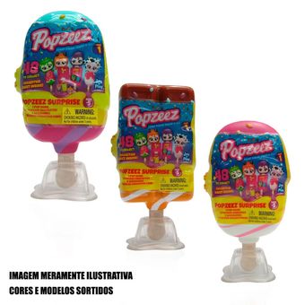 Mini Figura Surpresa - Popzeez - Bonecas Sortidas - Novabrink