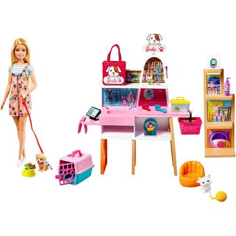 Boneca Barbie Pet Shop - Animais de Estimação Grg90