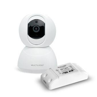 Compre Câmera Robô Inteligente Full HD e Leve Acionador Inteligente para Portão Multilaser Liv - SE2250K