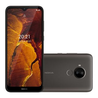 Smartphone Nokia C30 4G 64GB Tela HD+ 6.82 pol 2GB RAM Câm Dupla 13MP+Selfie 5MP Android 11 (Go edition) - NK042OUT [Reembalado]