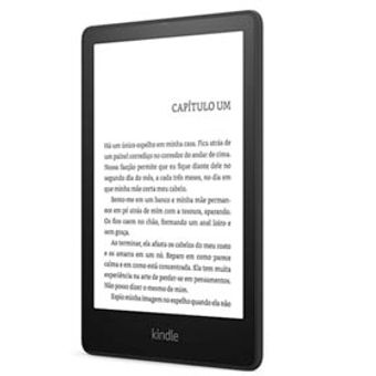Kindle Amazon Paperwhite 32GB Preto com Tela de 6,8", 300 PPI, Temperatura de Luz Ajustável